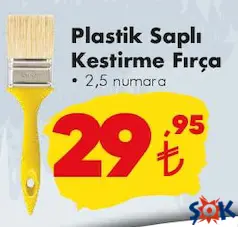 İZMİR FIRÇA PLASTİK SAPLI KESTİRME FIRÇA 2,5 NUMARA